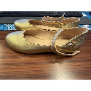 Chloe Lauren ballerina girls flats size 34 girls size 3